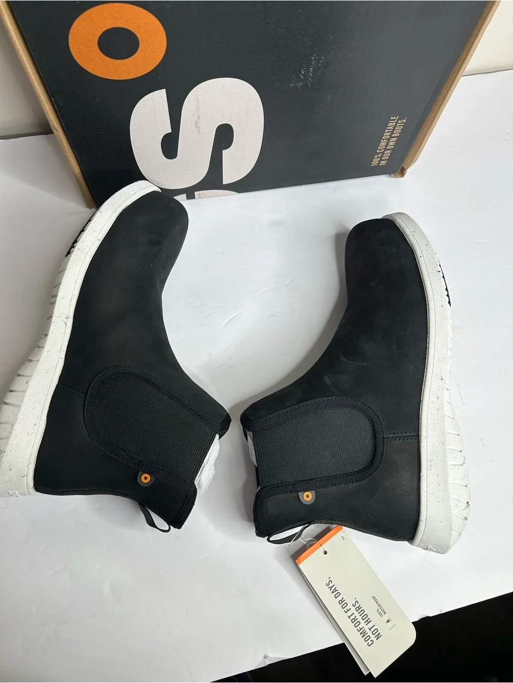 New Bogs Cypress Chelsea boots featuring a nano-composite safety toe 7